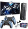 X2 Game stick - 64/128GB Storage with 30,000+/40,000+ Games, Two 2.4GHz Wireless Controllers, and 1280 * 720 4K Full HD Output, 4000mAh Battery, Retro Gaming System (BLACK-64G)