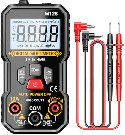 Kondensatortester | Digital Smart 6000 Contes Multimeter - Messwerkzeuge für den Bau Solar Industrial Auto Schaltung Diagnose Klimaanlage