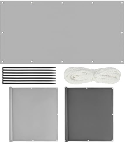 NUTKIT 2x2M Toldo Vela Sombra de Rectangular, Protección UV (Gris Claro) | Impermeable, para Exteriores, Terrazas, Pergola, Jardín, Balcón, Pantalla Privacidad