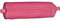 ALASSIO Trousse Ronde en cuir véritable Diam 60mm x 210 mm Rose