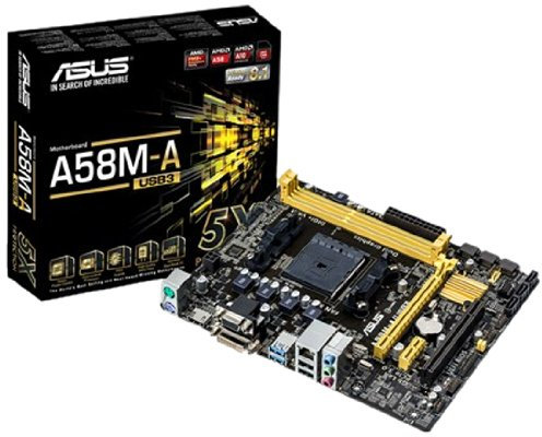Asus FM2+ A58M-A/USB3 Scheda Madre, Nero
