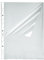 Herlitz 10840098 Prospekthülle A4 genarbt, 300er Packung, oben und seitlich offen