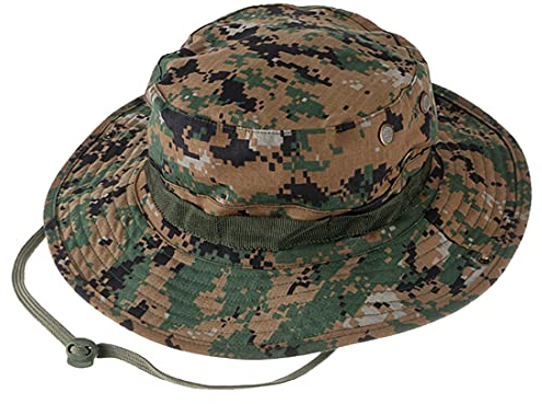 QMFIVE Outdoor Multicolor Sonnenschutz Chapeau Abgerundeter Hut für Tactical Airsoft Paintball Aufstieg Camping (AOR2)