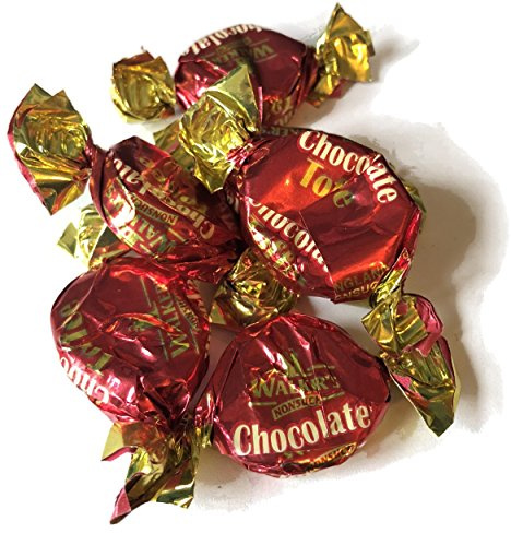 Walkers Chocolate Toffee Wrapped Retro Sweets Traditional Old Fashioned Candy (500g)