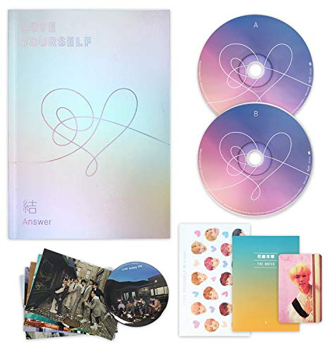 BTS Album - LOVE YOURSELF 結 ANSWER [ E ver. ] 2CD + Photobook + Mini Book + Sticker Pack + FREE GIFT / K-POP Sealed