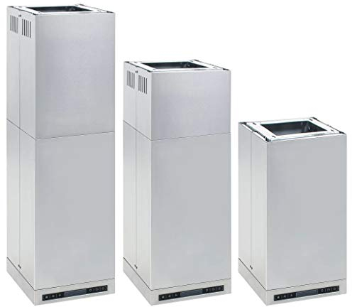 Festnight Hotte îlot avec écran Tactile LCD et capteur 756 m³ / h LED