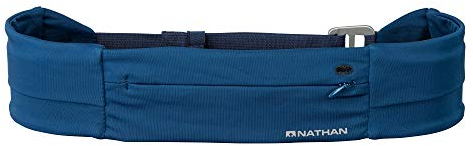 Nathan Zipster Fit Laufgürtel Verstellbare, federfreie Hüfttasche Taschen mit Reißverschluss Läufer Bauchtasche Passend für alle iPhones, Android, Samsung usw. Einheitsgröße für Damen und Herren