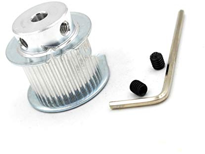 ZHaonan-zahnriemenscheibe, 30 Zähne 2GT Timing Riemenscheibe 5/6,35 / 8mm, Breite 15mm, GT2-Synchronriemen für 3D-Drucker, 30T GT2-Riemenscheibe, Genaue Größe