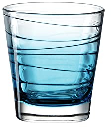 Leonardo Vario Struttura 026838 Verre à eau en verre coloré Bleu 250 ml