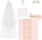 Lecone JGA Accessoires Frauen Jungesellinnenabschied Deko 16PCS Braut to Be und Team Bride Schärpe Set mit 10 Team Bride Schärpe, 1 Braut Schärpe, Schleier, Abzeichen, Tiara, Tattoos