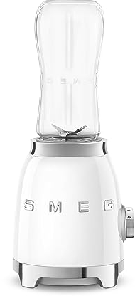 Smeg 50s Style PBF01WHEU Batidora de Vaso 600ml 300W Blanca