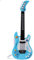 Guitare pour Enfants, Jouet de Guitare de 22,4 Pouces avec Sangle, Instrument électronique Portable Multifonctionnel, Instruments de Musique de Guitare électrique à 6 Cordes (Bleu)