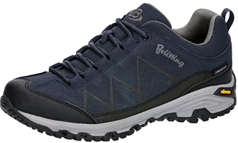 Brütting Unisex-Erwachsene Kansas Low Rise Wanderstiefel, Schwarz, 42 2/3 EU