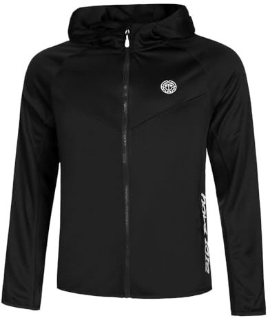 BIDI BADU Herren Crew Hood Jacket - Black, Größe:XXL