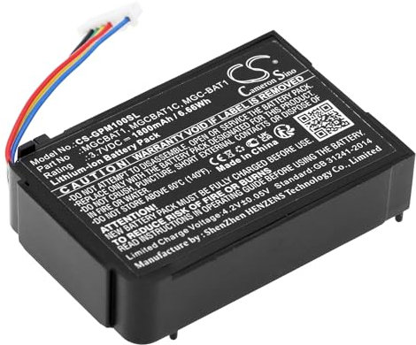 TCTK Akku 1800mAh Kompatibel mit [GasClip] MGC, MGC-Pump Detectors, Multi Gas Clip MGC Pump IR, Multi Gas Clip Pump Pellistor Ersetzt MGC-BAT1, MGC-IR-Pump, MGC-P-Pump, MGC-PUMPBAT, MGCBAT1, MGCBAT1C