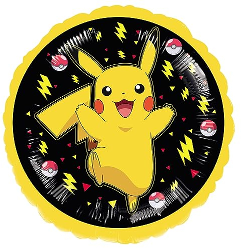Amscan 9917385 Offizielles Pokémon Pikachu Geburtstag, groß