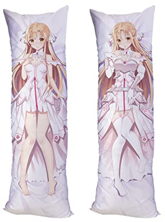 GUTRYIY Sword Art Online Yuuki Asuna Kissenbezug, Pfirsichhaut, 150 x 50 cm