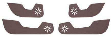 Aufkleber Für Autotüren Für BMW X5 Autotür Anti-Kick-Aufkleber Autotür dekorative Lieferungen Anti-Kratz-Autoaufkleber (Color : Brown 2 2019-2023)