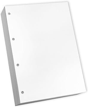 A4-Papier – 4 Löcher gebohrt