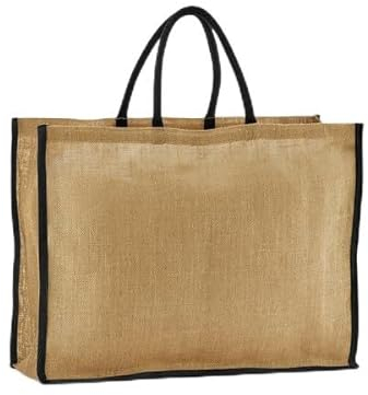 Natural Starched Jute Market Shopper Einkaufstasche