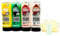 Katsy Style Pack of 4 500 ml Shower Gel Bottles, Zesty Lemon & Tea Tree, Tingly Mint & Creamy Vanilla, Juicy Mango
