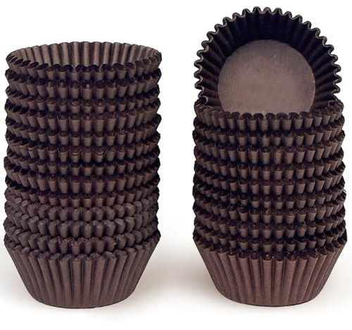 Gcardist 300-Count Coffee Cupcake Liners Muffin Linner No Smell, Food Grade Baking Cups (Standard Size)