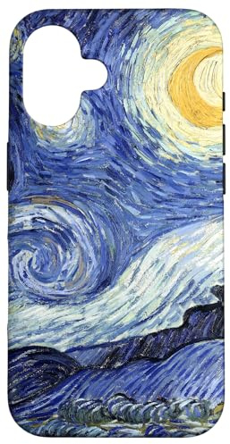 Van Gogh Starry Night Modern Art Oil Painting Phone Cover Case for iPhone 16