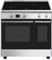 Smeg Cocina eléctrica de inducción de 90 cm, acero inoxidable