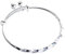 Gedrehtes Glöckchen-Armband, modisch und einfach, größenverstellbar, Damen-Armband, Dekor, schicker Armreif, Armbänder, Armband, Schmuck, schickes Armband, Silber, Kunststoff