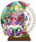 Diamond Painting Kalender Ornamente, Diamant Malerei Weihnachtsdeko rotierender Kalender, Diamant Painting Tischkalender Tischdeko ewiger Kalender Weihnachten Deko Set (X)