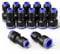 Bwintech 12 Pcs 8mm to 14mm Pneumatic Straight Reducing Push to Connect Adapter Quick Release Reducer Fittings (PG8-14)