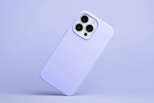 Generico Custodia in Silicone per iPhone 13, Cover Protettiva (Lilla)