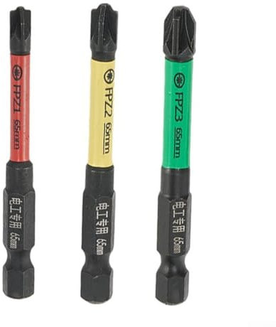 Embout de tournevis cruciforme isolé pour électricien spécial, magnétisé, longueur 65 mm, acier allié, FPZ1 (4 5 mm), FPZ2 (5 5 mm), FPZ3 (7 mm)