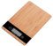 Qerwsdty Bamboo Kitchen Scales, Digital Scales Up to 5 Kg, Kitchen Scales Baking, Cooking & Household Design