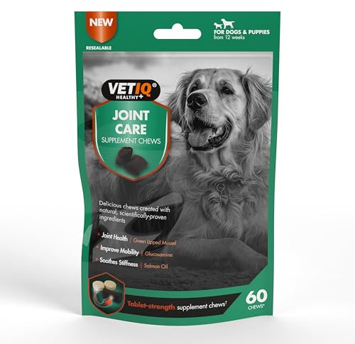 VETIQ Joint Care Dog Mobility & Stiffness Relief Chews (60 Servings)