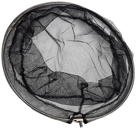 VANZACK Stainless Steel Frame Folding Mesh Head for Fishing Landing Net Head Dense Hole Nylon Fishing Gear Accessories