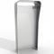 Box Air Klima Wallbox Stand Größe L – Freistehende Ladesäule aus Aluminium-Verbund mit Edelstahlrahmen – Platz für große oder Zwei Wallboxen – 64 x 140 x 40 cm – Wetterfest und stabil