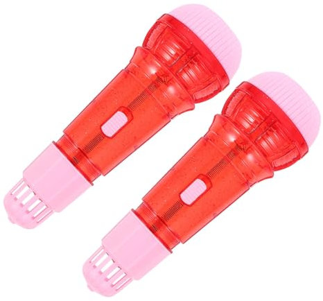 Milisten 2 Pcs Echo Microphone Plastic Musical Plaything for Enhances Creative Play and Early Education for Kindergarten Learning and Developmental Skills