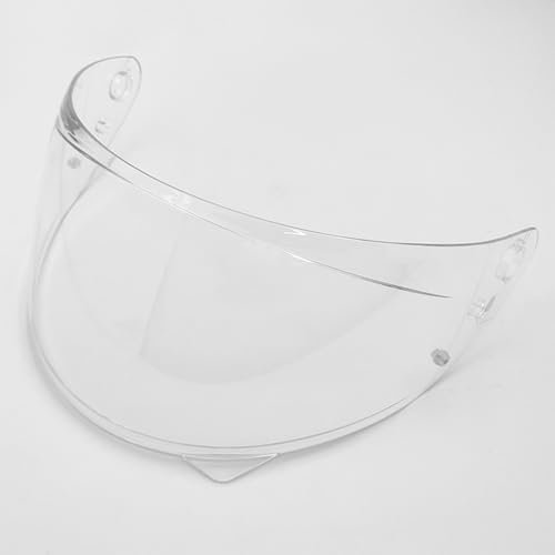 THOMIX Visiera Casco Moto per HJC C10, Sostituzione della Visiera della Lente del Casco del Parabrezza del Motociclo Visiera Colorata Accessori per Casco da Moto,G Transparent
