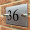 HDLOVE Señal De Puerta Personalizada Señal Impermeable, A Medida De Doble Acristalamiento Efecto Acrílico Señal De La Puerta Incluyendo El Número De Placa De La Puerta Y El Nombre De La Calle