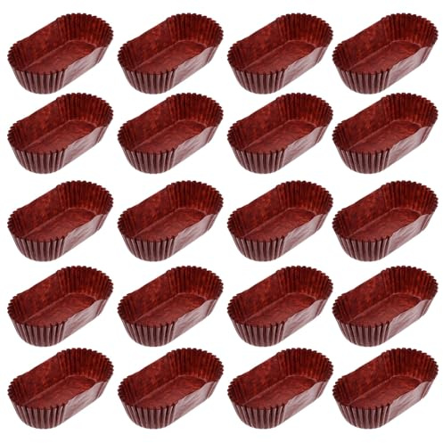 VALICLUD Pirottini in Carta Ovale per Plumcake 1000 Pezzi, Accessori per Pasticceria Utilizzo Versatile per Feste di Compleanno e Preparazioni Quotidiane
