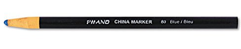 Dixon Industrial Phano 00080 Porzellan-Marker, abziehbar, Blau, 12 Stück