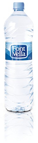 Font Vella - Agua mineral natural, 1.5 litros (Paquetes de 6)
