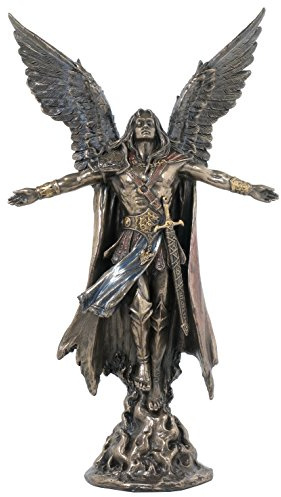 16,5 cm aufsteigend Warrior Angel kalt gegossen Bronze Skulptur Figur
