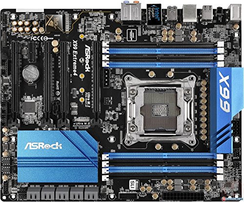 Asrock X99 EXTREME4 Mainboard Sockel LGA 2011-3 (3X PCI-e 3.0 x16, ATX, Intel X99, 8X DDR4-Speicher, RJ-45, 4X USB 3.0)