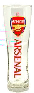 Arsenal FC Word Peroni Pint Glass