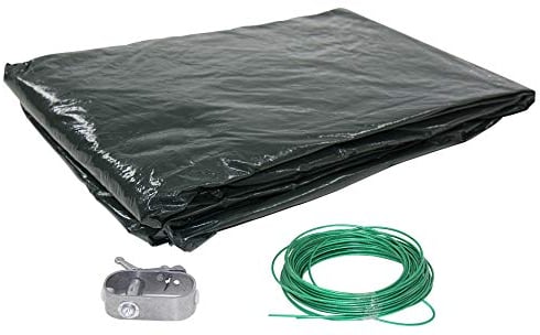 Steinbach Winterabdeckplane für Ovalbecken 730 x 370 cm, Übermaß 130 cm, 036350