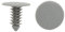 sourcing map 100stk Kunststoff Trimm Clips Stoßfänger Tür Nieten Befestiger Grau 8mm für Auto DE de