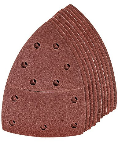 Silverline 278723 Hook and Loop Multi-Sander Sheets 102 x 62 mm, 93 mm 10pk 120 Grit