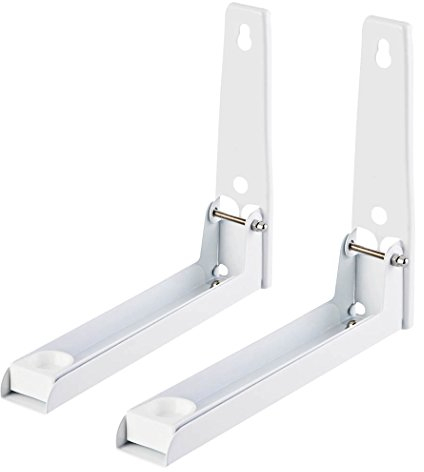 Ultrey Faltbare Mikrowellenhalter 40kg Mikrowellenhalterung Wand Mikrowelle Halterung Küchenregal aus Edelstahl ausziehbar(23-40cm)